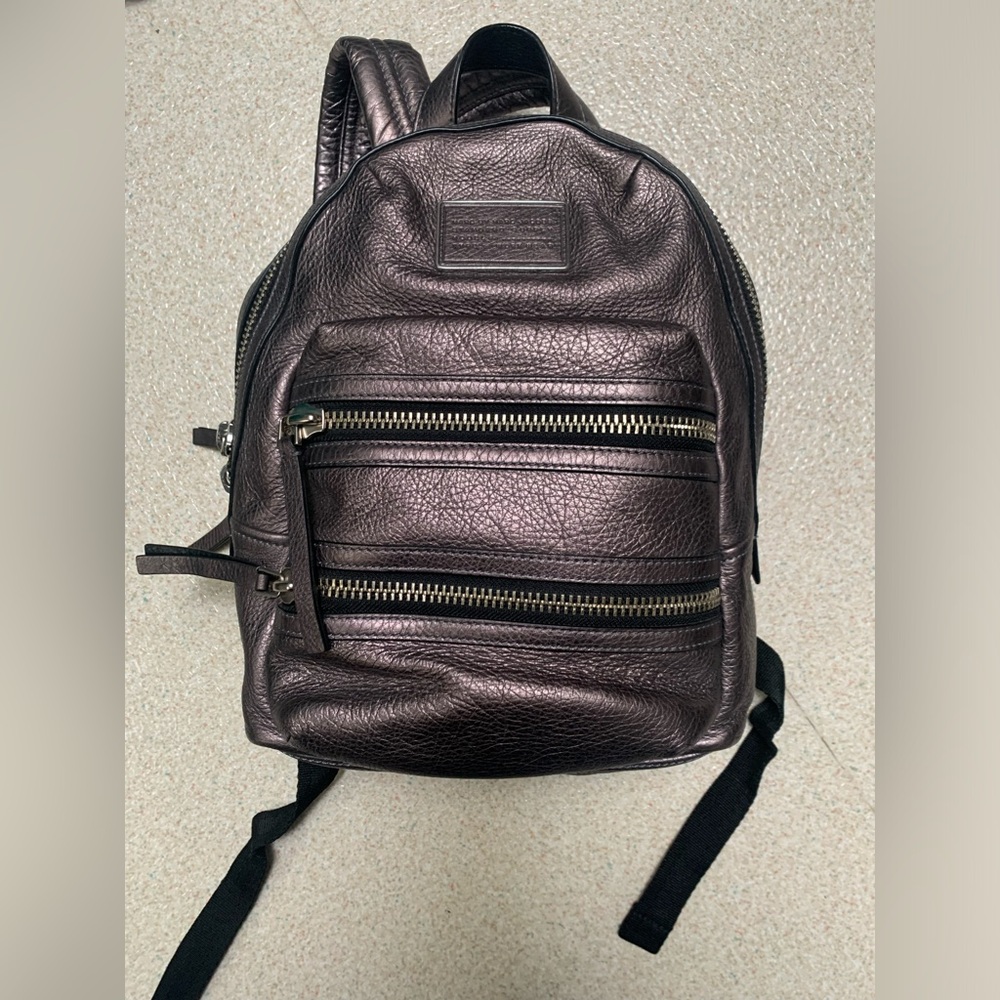 Marc Jacobs Domo Biker Metallic backpack - Picture 2 of 4